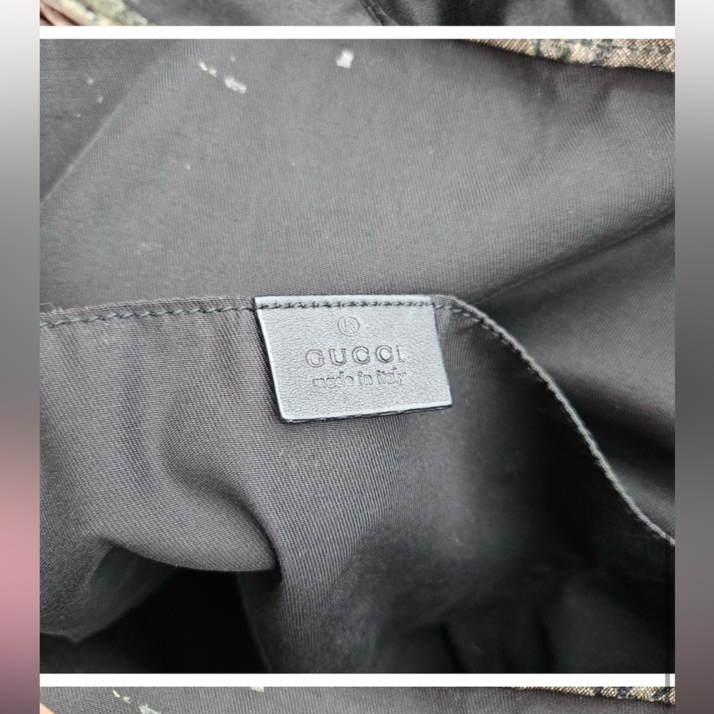 ⭐️Gucci Monogram Medium Web Handle Vertical Tote Bag - Picture 7 of 9